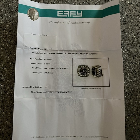 Effy earrings - Picture 4 of 4